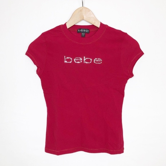 Bebe sport, red, BB logo short sleeve T-shirt ❤️ - Picture 10 of 10